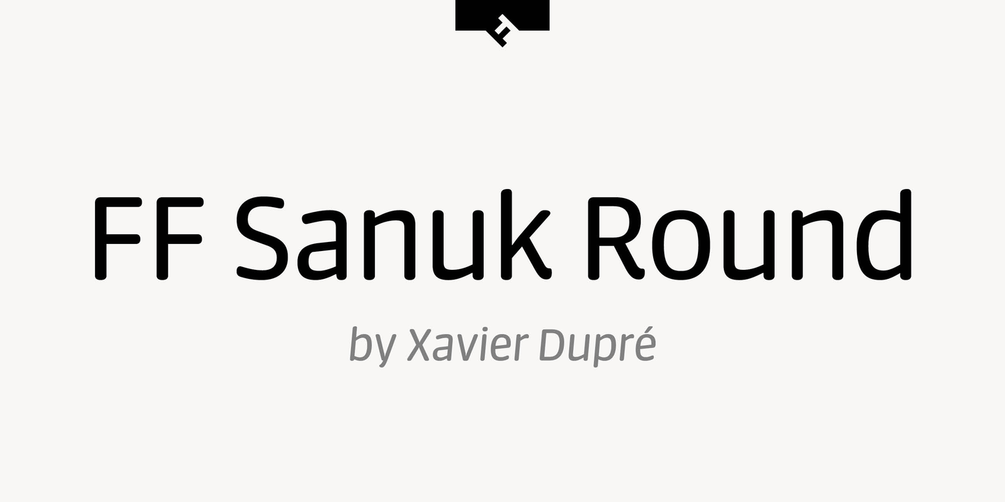 Przykład czcionki FF Sanuk Round